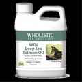 Wholistic Pet Organics Wholistic Pet Organics SCTWP30A 32 oz Wild Deep Sea Salmon Oil for Dogs SCTWP30A